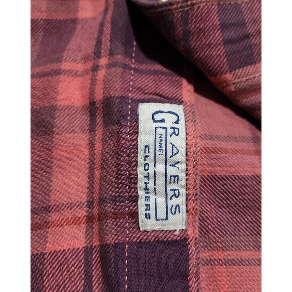 NWT Grayers Classic Plaid Button-Up Short Sleeve Shirt Red 2XL - Picture 10 of 11